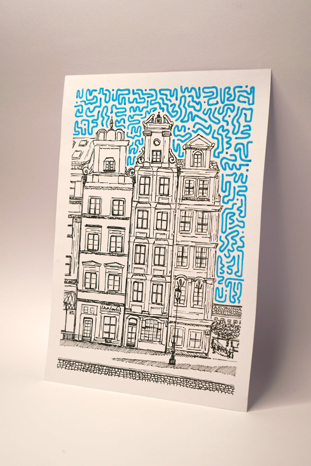 "CITY LINES" ORIGINAL ARTWORK A5