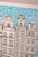 "CITY LINES" ORIGINAL ARTWORK A5