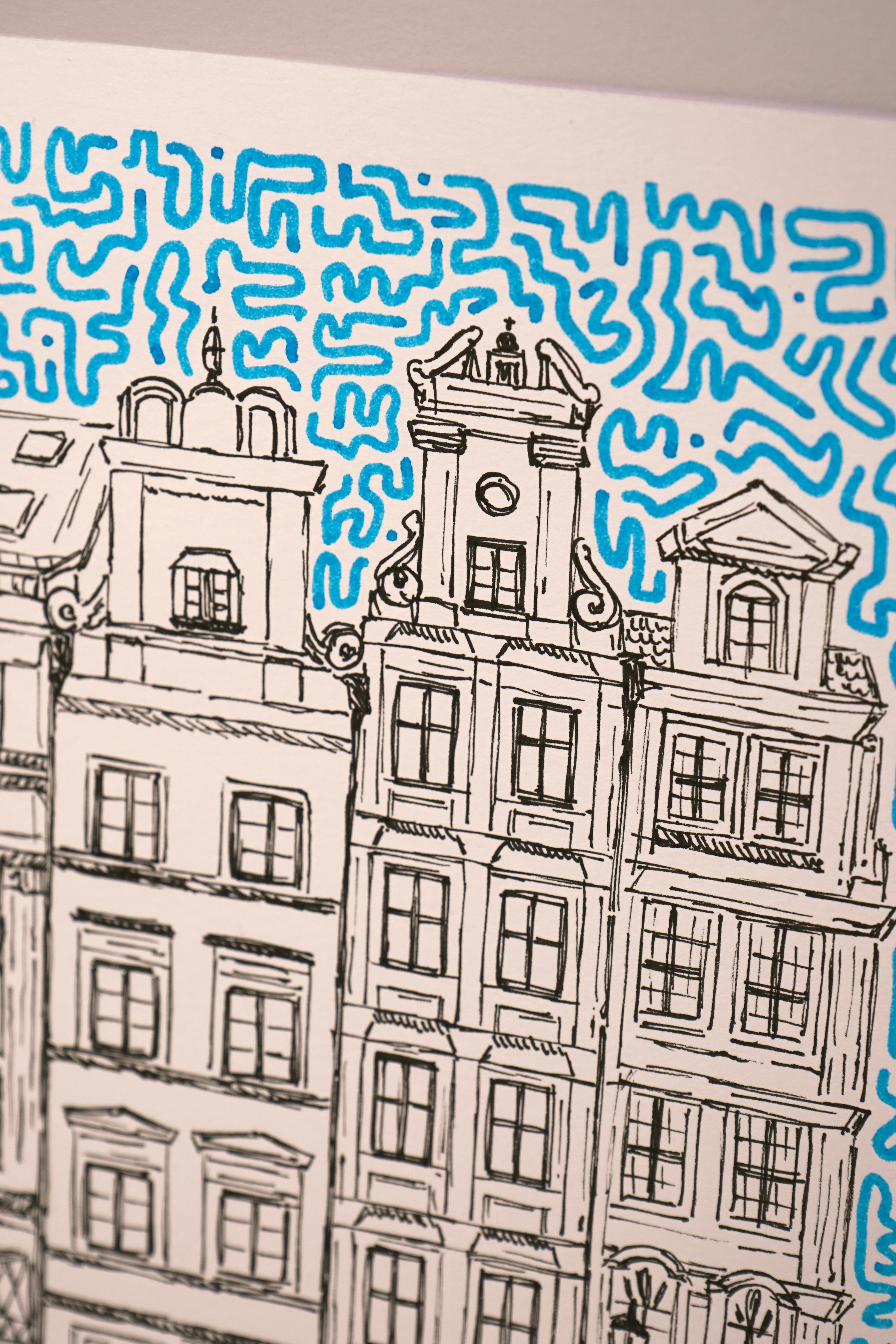 "CITY LINES" ORIGINAL ARTWORK A5