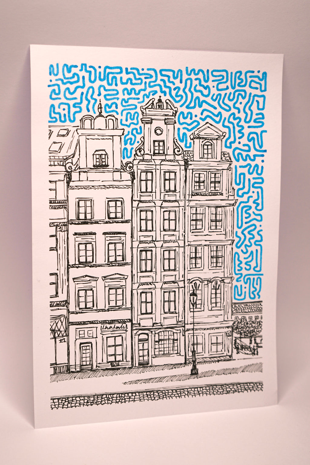 "CITY LINES" ORIGINAL ARTWORK A5