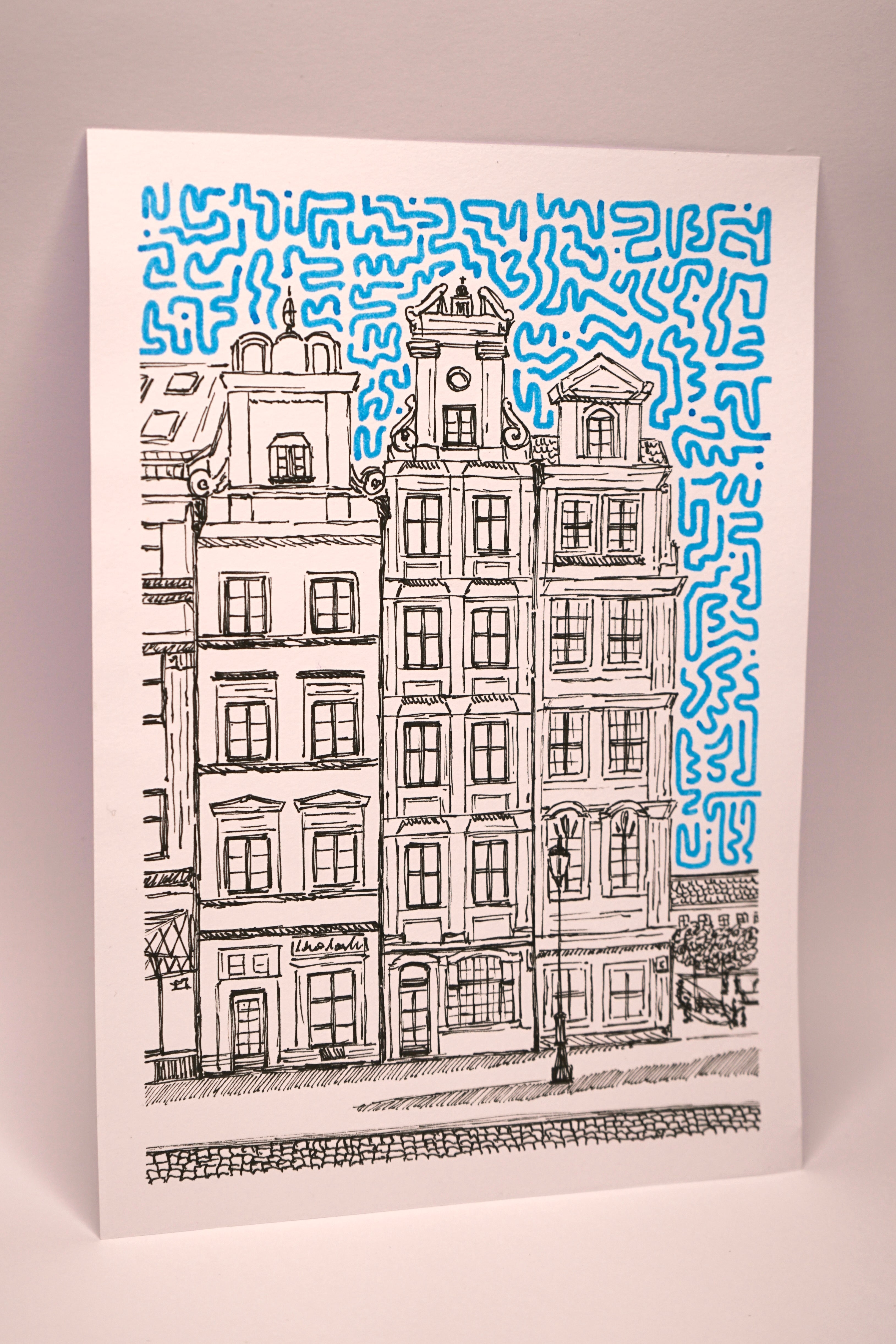 "CITY LINES" ORIGINAL ARTWORK A5