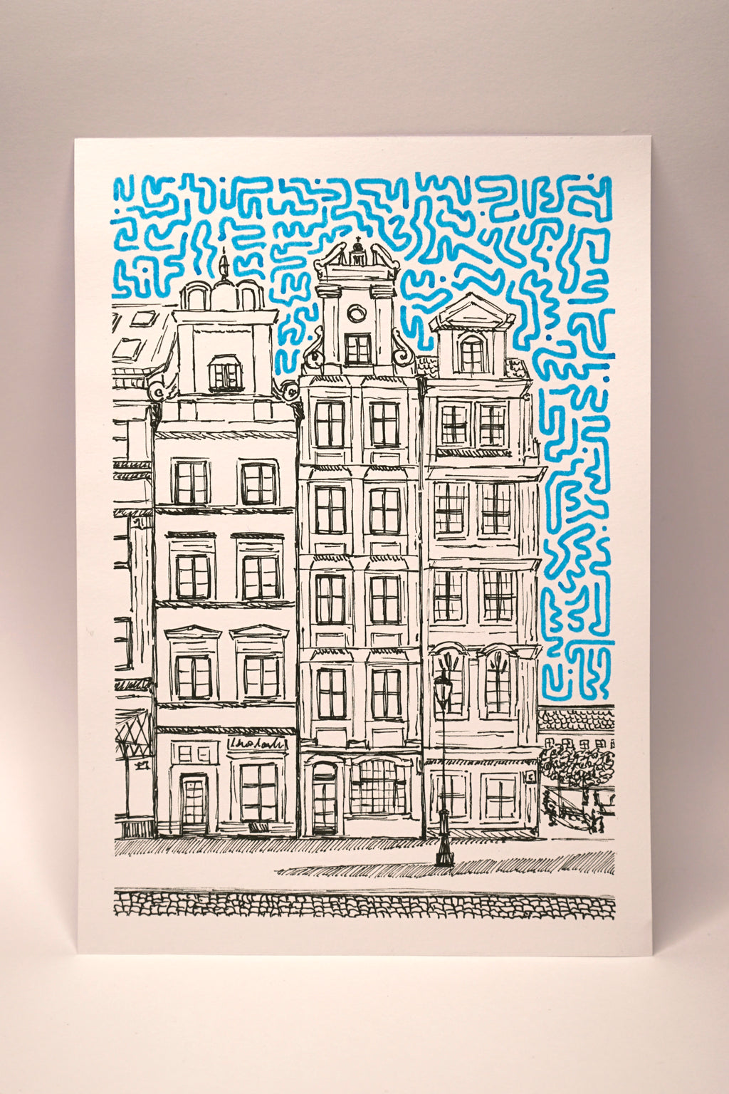 "CITY LINES" ORIGINAL ARTWORK A5